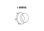 Départ de Gaine 1 Sortie Diam 300 mm pour EC 32 - SOVELOR-DANTHERM