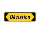 Panneau déviation KD22a