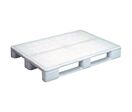 UTZ - Palette plastique alimentaire 800x1200 mm - Blanche - Avec renfort - Charge 7500 kg statique