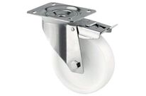 Roulette Pivotante Avec Frein Force:250 Kg H Ht:155 Mm