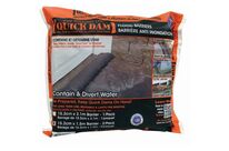 Orisques - Boudin anti-inondation 1.5m Quickdam - Protection efficace contre les crues - Noir