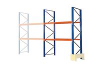 Manorga - Rack à palettes Easy-Rack Départ - 3000x3600x1100mm - Époxy Bleu/Orange - 2 Niveaux - 3400kg/niveau