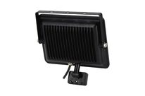 Projecteur LED Détecteur de Mouvement Crépusculaire 50W Extra Plat IP65 NOIR - Blanc Froid