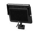 Projecteur LED Détecteur de Mouvement Crépusculaire 50W Extra Plat IP65 NOIR - Blanc Froid