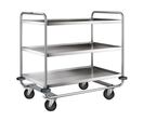 Chariot Inox 3 Plateaux Poids:28 Kg H Ht:1000 Mm