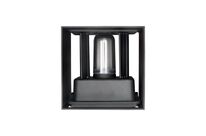 Applique Murale Grise IP65 Cube pour Ampoule G9