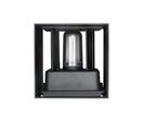 Applique Murale Grise IP65 Cube pour Ampoule G9