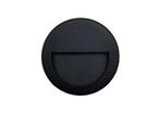 Balise LED Saillie 3W 220V 120° Rond pour Escalier - Noir / Blanc Chaud 2300K - 3500K