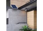 Projecteur Solaire LED 30W IP65 Dimmable avec Détecteur (Panneau Solaire + Télécommande Inclus)