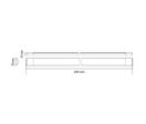 Réglette LED 60cm 20W IP40 - Blanc Neutre 4000K - 5500K