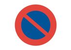 Panneau Rond Stationnement Interdit Diam. 450mm