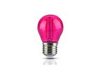 Ampoule LED E27 Filament 2W G45 - Rose