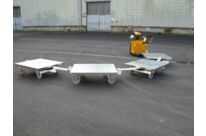 Chariot de manutention sur-mesure - Base roulante à 4 ou 6 roues 