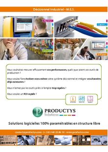 Solutions Productys MES