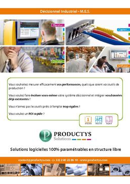 Solutions Productys MES