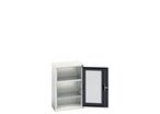 Armoire à portes transparentes VERSO - Hauteur 800 mm