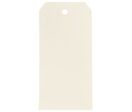 Étiquettes américaines Kraft Blanc/Gris - 120 x 57 mm - Éco-responsable - Idéal pour Gros Volume
