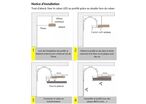 Profilé Aluminium Blanc 2m arrondi pour Ruban LED simple pour Faux-Plafond