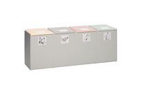 Poubelle Plastique Modulaire De Quatre Éléme Nts 60l