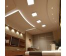 Pack de 6 - Kit en Saillie pour Dalle LED Slim 120x30 - Blanc