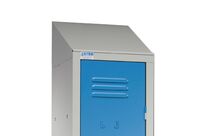 Coiffe incliné pour vestiaire industrie propre 1 casier