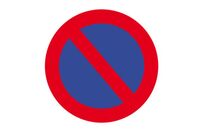 Adhésif de marquage au sol extérieur - Stationnement interdit