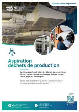 Aspiration déchets de production