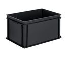 UTZ - Bac antistatique norme Europe 600x400x325mm - 60L - Polypropylène - Gerbable - Noir
