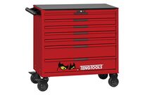 Servante d&amp;#039;atelier rouge professionnelle 7 tiroirs - Midi master set - 637 pièces - rangement avec modules en mousse Teng Tools TKW37R637F