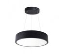 Kit Plafonnier LED 18W 25 cm avec Kit de Suspension - Blanc Neutre 4000K - 5500K / Noir