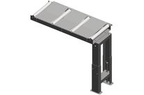 Convoyeur à rouleaux d&amp;#039;entrée et de sortie 1000 x 390 mm Metallkraft RB1000390