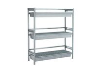 MDM - Rayonnage de rétention galvanisé - Élément départ - 1800x1500x500mm - 3 tablettes - 100L/niveau