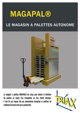 Magasin à palettes autonome