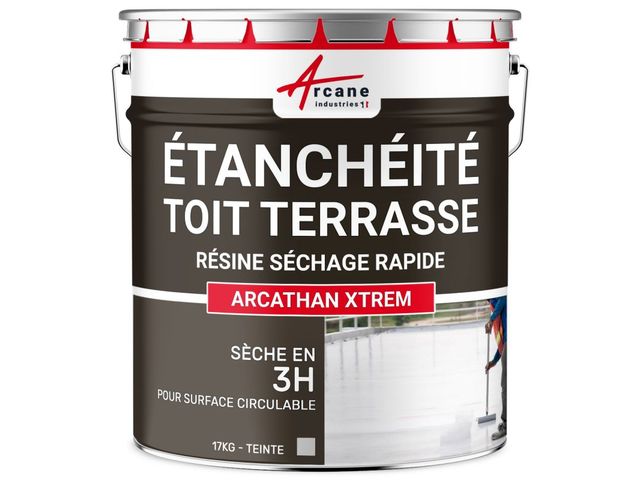 Résine étanchéité toit plat et terrasse - application toute saison : ARCATHAN XTREM