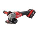 Milwaukee - Meuleuse d'angle sans fil 18V 5Ah Ø125mm - 2 batteries incluses - Puissante et maniable