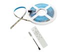 Ruban LED 10M Effet Dynamique 120LED/m 24V 10W/m + Contrôleur RF 12-24V pour Ruban LED - Blanc