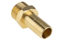 Raccordement de réseaux de fluides | Connecteur de tuyau en laiton RS PRO 3/4" mâle