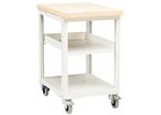 Kind - Desserte d'atelier mobile 2 tablettes stratifié - 85x52x75 cm - Charge 250 kg - Roues 10 cm
