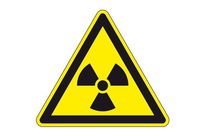 Panneau Danger matières radioactives  : 629948