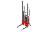 Gerbeur Lev à levée électrique avec fourches coulissantes