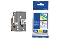 Brother - Ruban d&amp;#039;étiqueteuse TZE-241 - Blanc/Noir 18mm x 8m - Adhésif résistant