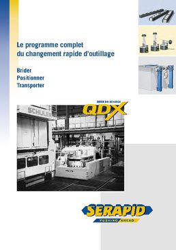 Le programme complet du changement rapide d'outillage