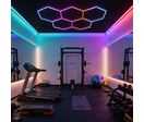 Kit 5 LED Hexagonal RGB 42W 110lm/w
