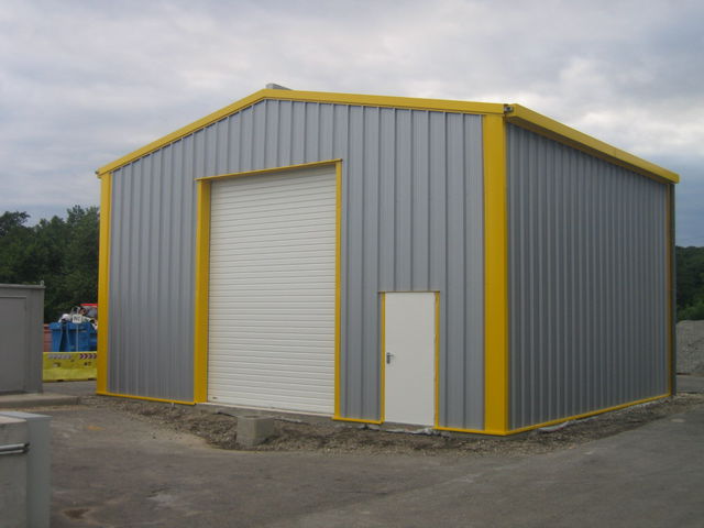 HANGAR METALLIQUE ACIER GALVANISE