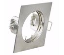 Support Spot Carré Orientable - Inox