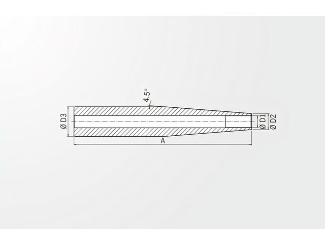 Rallonge de frettage sans vis de réglage | 78.501.10.1