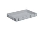 UTZ - Bac norme Europe 14L Gris - Polypropylène - Gerbable, Usage Alimentaire, 600x400x75mm