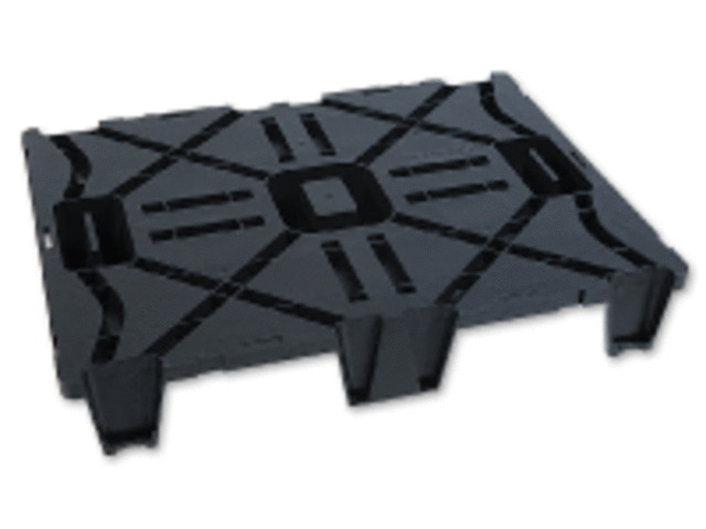 Mini-Palette plastique pour expédition et stockage : 1/2 palette S6