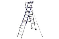 Duarib - Plateforme XT9 Ultim Roulante 6-9 Marches - Aluminium - Hauteur Travail 4.3m - Charge 150kg - NF