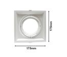 Kit Support AR111 Encastrable Orientable avec Ampoule LED 20W - Blanc Froid 6000K - 8000K